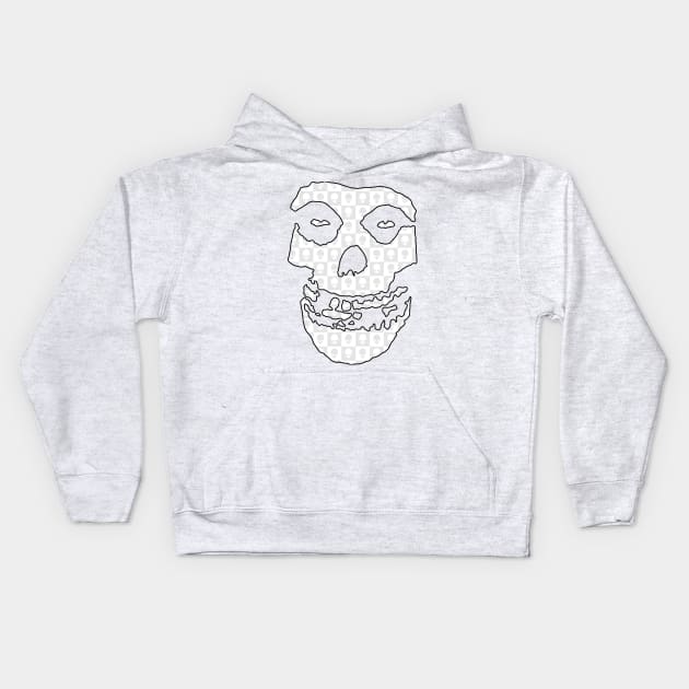 Crimson Ghost - White Aliens Kids Hoodie by Controlled Chaos